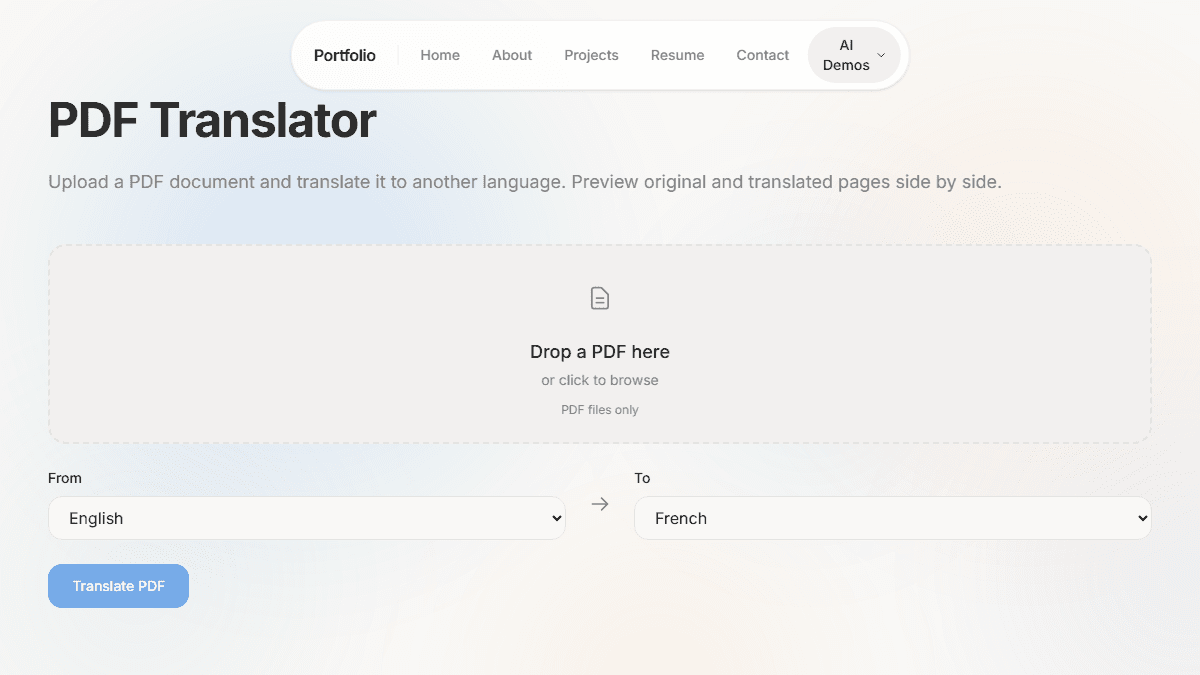 Multilingual Translation System (Learning Project)